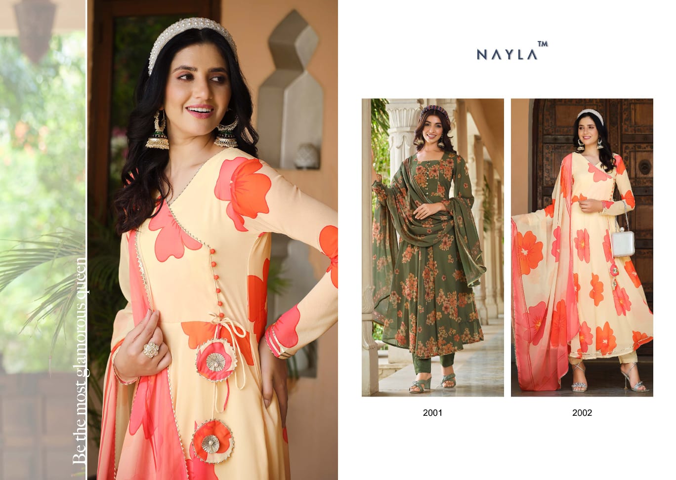 Kayra By Nayla 2001-2002 Printed Anarkali  Kurtis Catalog